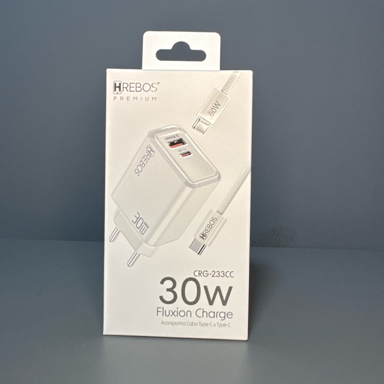 Carregador 30w Tipo C x Tipo C
