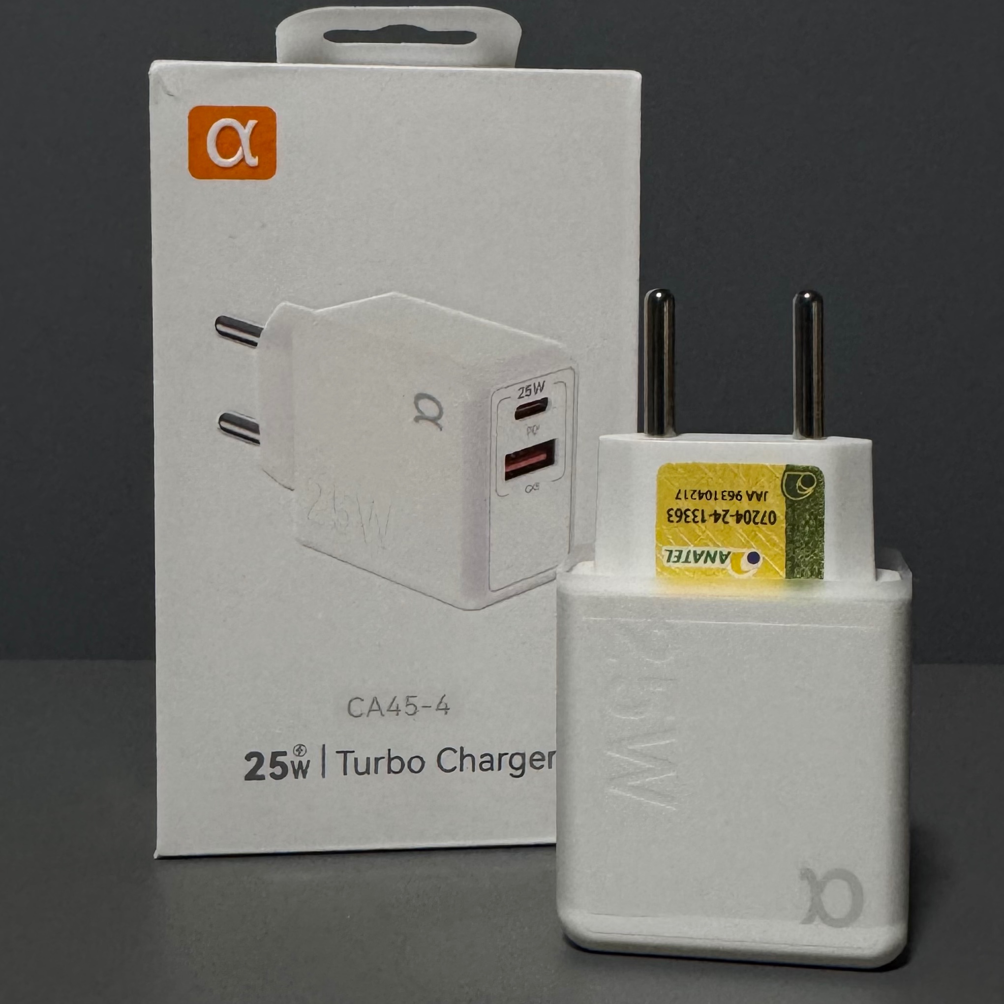 Carregador 25w Usb x Tipo C