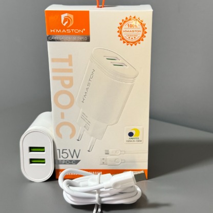 Carregador 15w USB x Tipo C