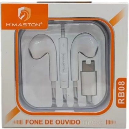 Fone de ouvido Fio S/Borrachinha (Tipo C)