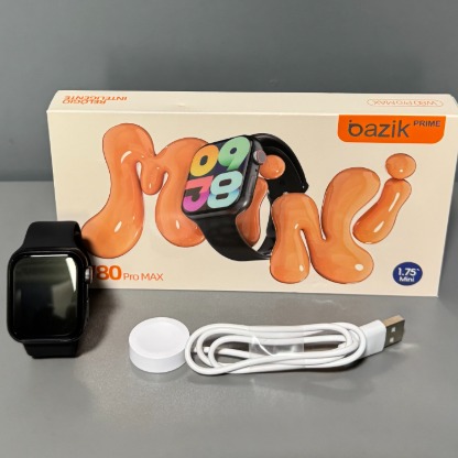 Smartwatch W80 41 mm (Preto e Prata)